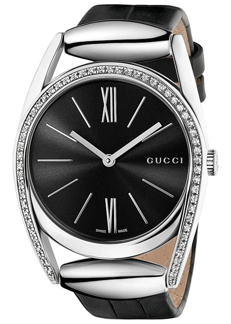 Gucci horsebit watch diamond